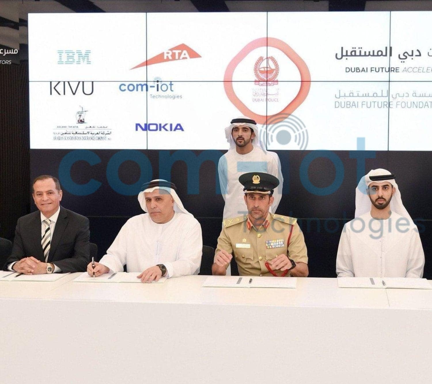 COM-IoT signs with Dubai Police